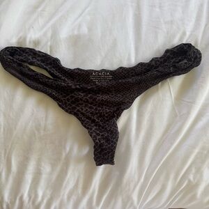 ACACIA Swimwear *EXCLUSIVE* 2021 Ho'okipa Lining Bottom in Black Snake